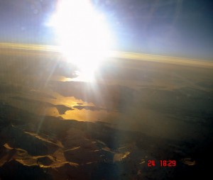 Alaska Sunset Heading West